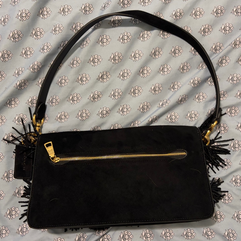 Coach Black Tabby Shoulder Bag with Crystal Fringe 26 - Picture 8 of 10